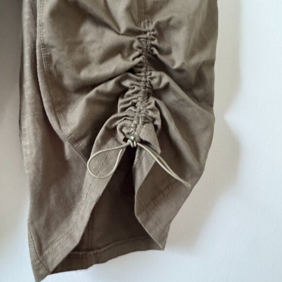 Anthropologie Daily Practice Ankle Pants in Olive Green - Picture 4 of 12